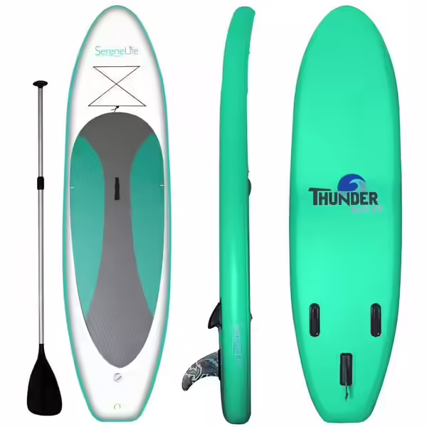 SereneLife Inflatable Stand Up Paddle Board