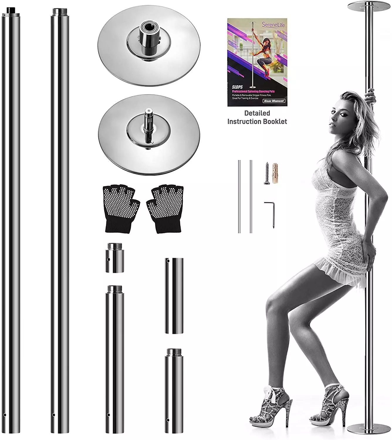 SereneLife Professional Dance Pole