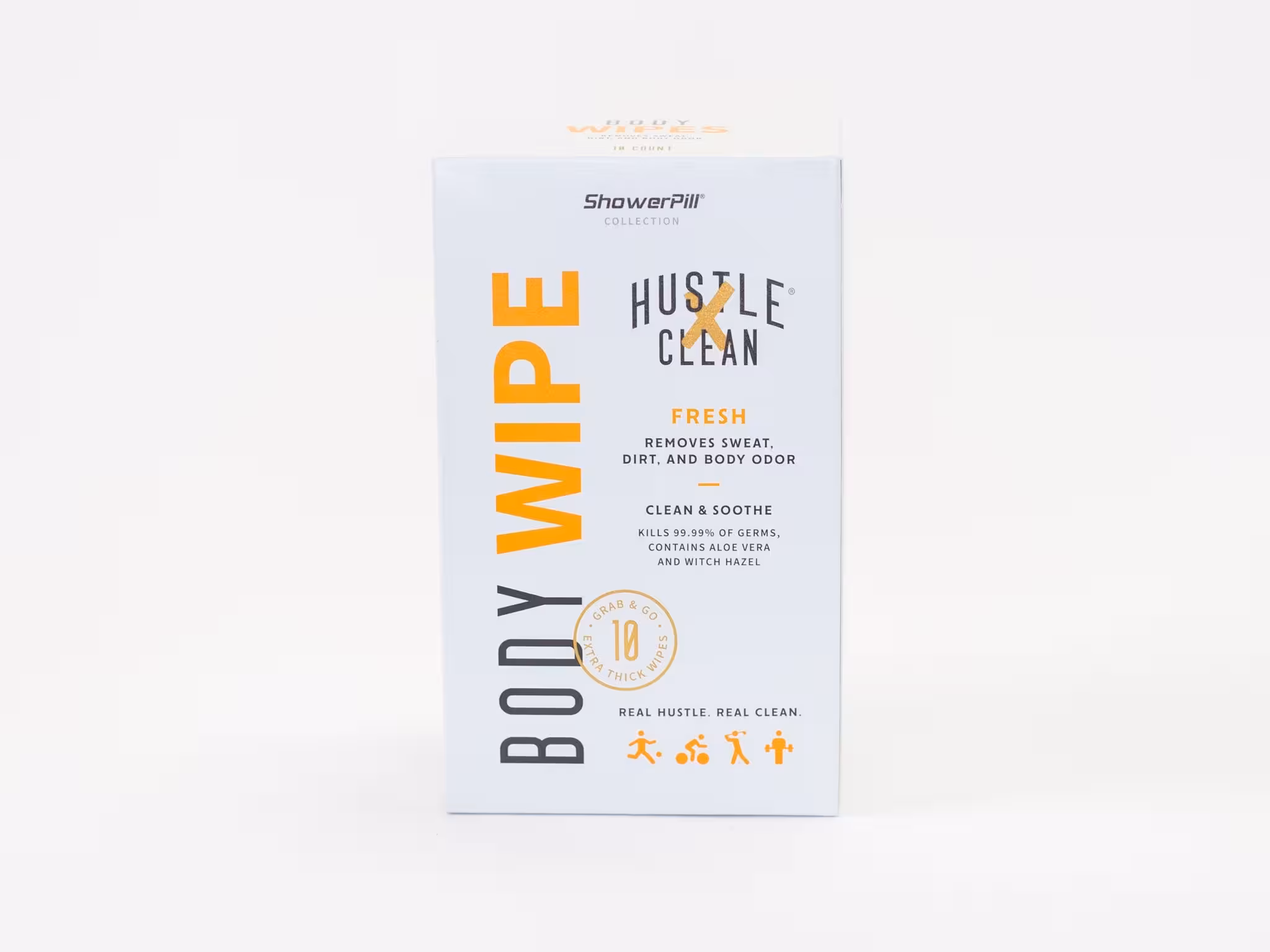 Shower Pill Hustle Clean Body Wipe