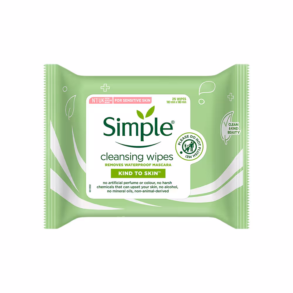 Simple Kind To Skin Cleansing Facial Wipes