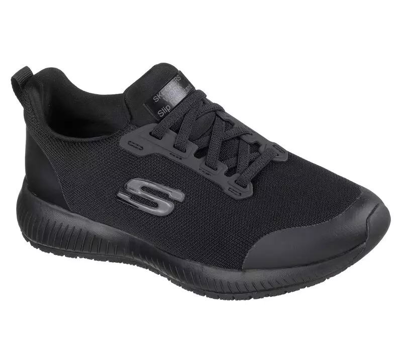 Skechers Women's Squad Sr Food Service Shoe 5 Black