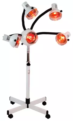 Skin Act 5 Head Infrared Heat Lamp with Flexible Arms, infra red lamp, infrared light