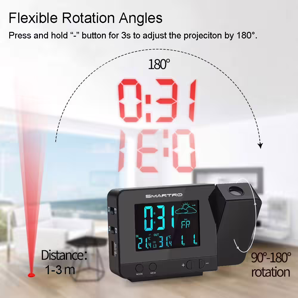 Smartro Projection Alarm Clock