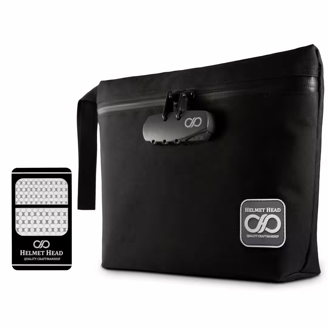 Smell-Proof Bag + Grinder Card by Helmet Head