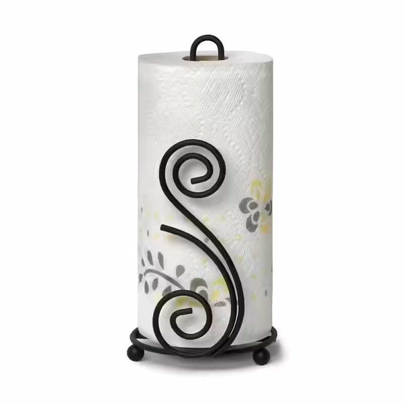 Spectrum Diversified Scroll Deco Paper Towel Dispenser Stand