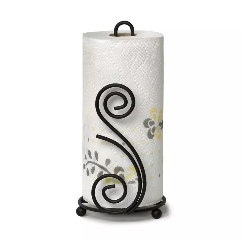 Spectrum Diversified Scroll Deco Paper Towel Dispenser Stand