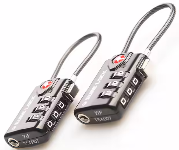 Sure Lock TSA Compatible Travel Luggage Locks