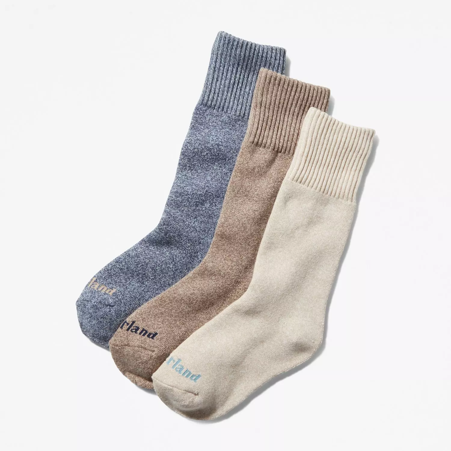 Timberland Women’s Ribbed Marled Boot Socks