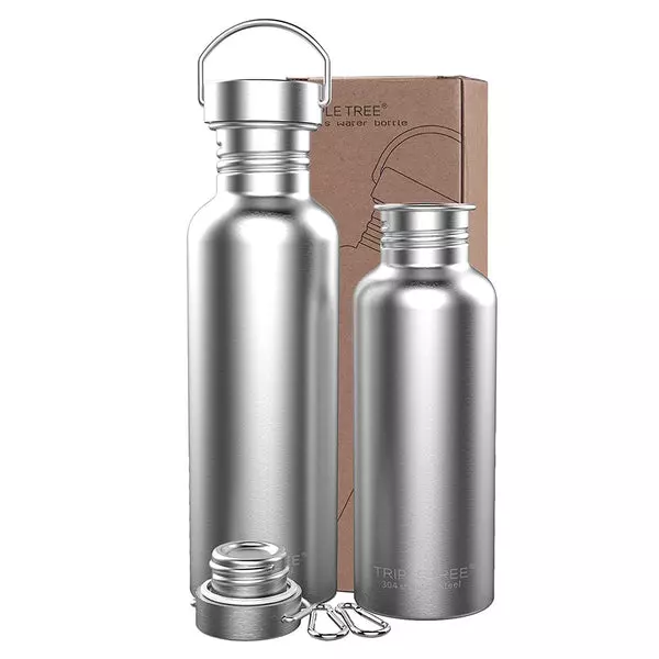 Triple Tree Stainless Steel Sports Water Bottle