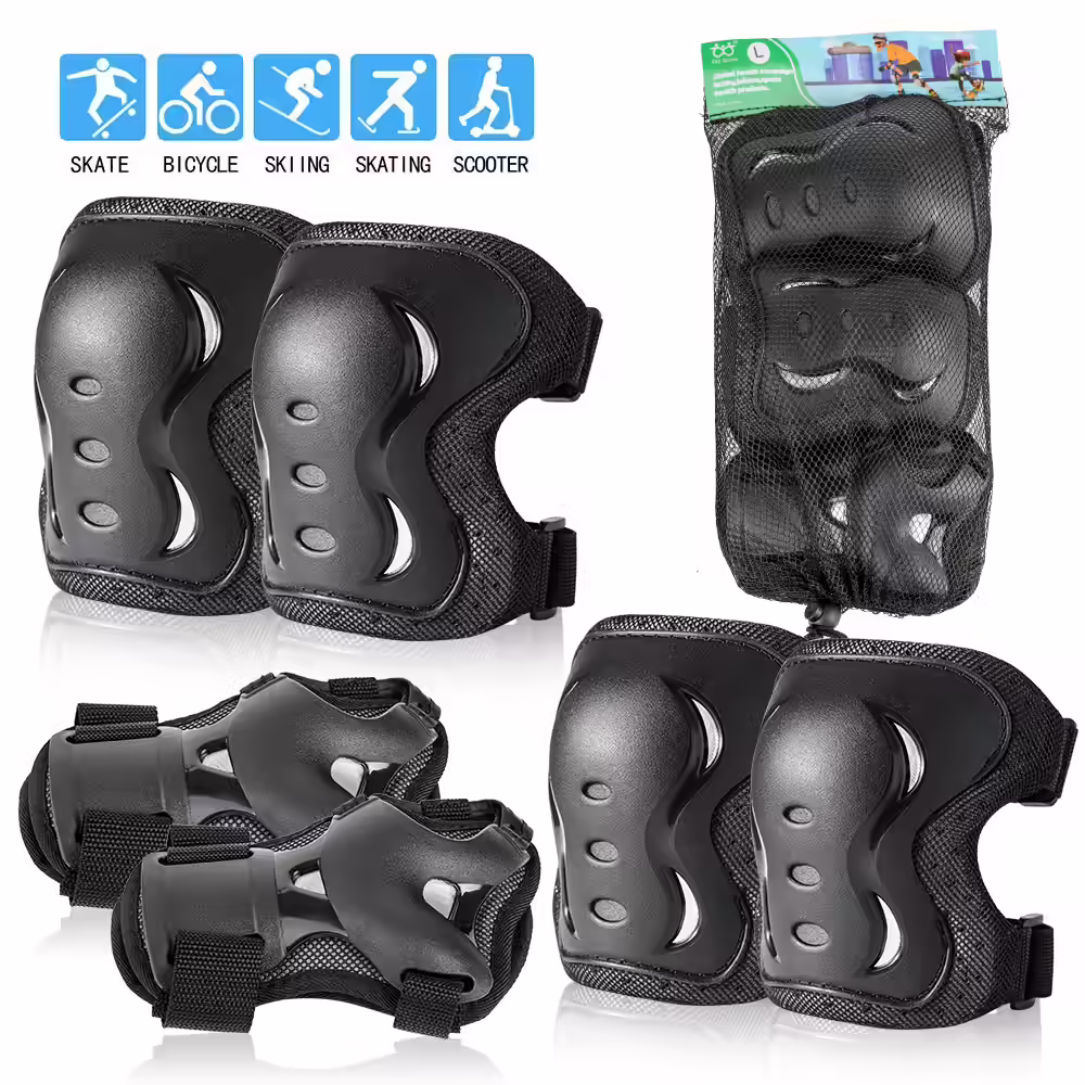 TXJ Elbow, Knee, and Wrist Pads For Skateboarding