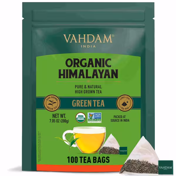 Vahdam Organic Himalayan Pure And Natural Green Tea