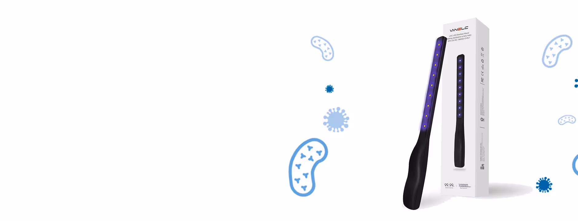 Vanelc UVC Light Sanitizer Wand