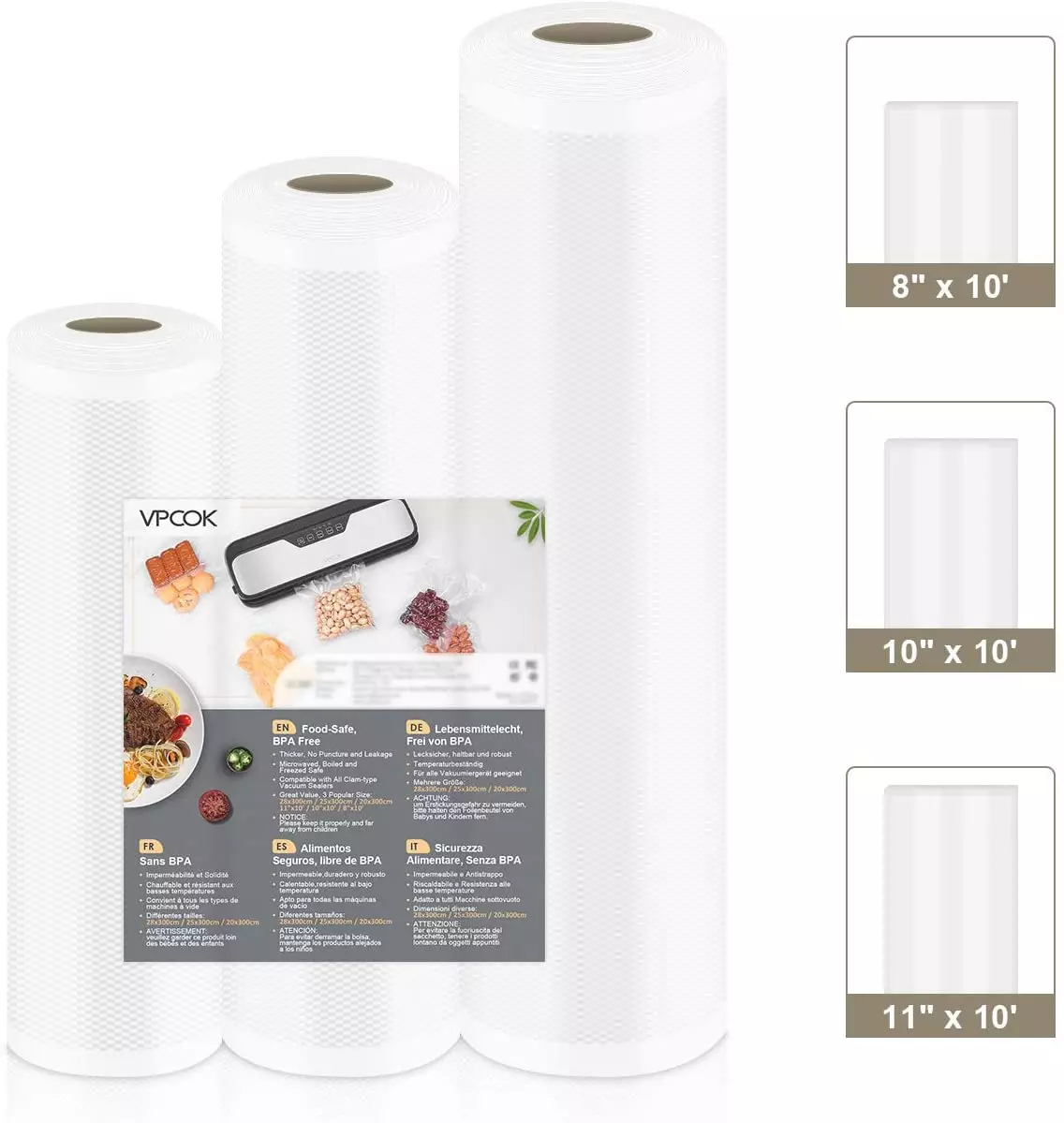 VPCOK Vacuum Sealer Bags