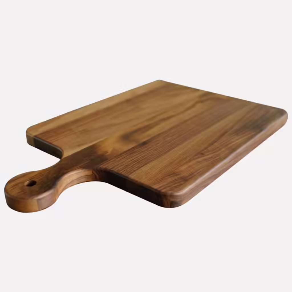 Walnut Wood Cutting Board with Handle by Virginia Boys Kitchens