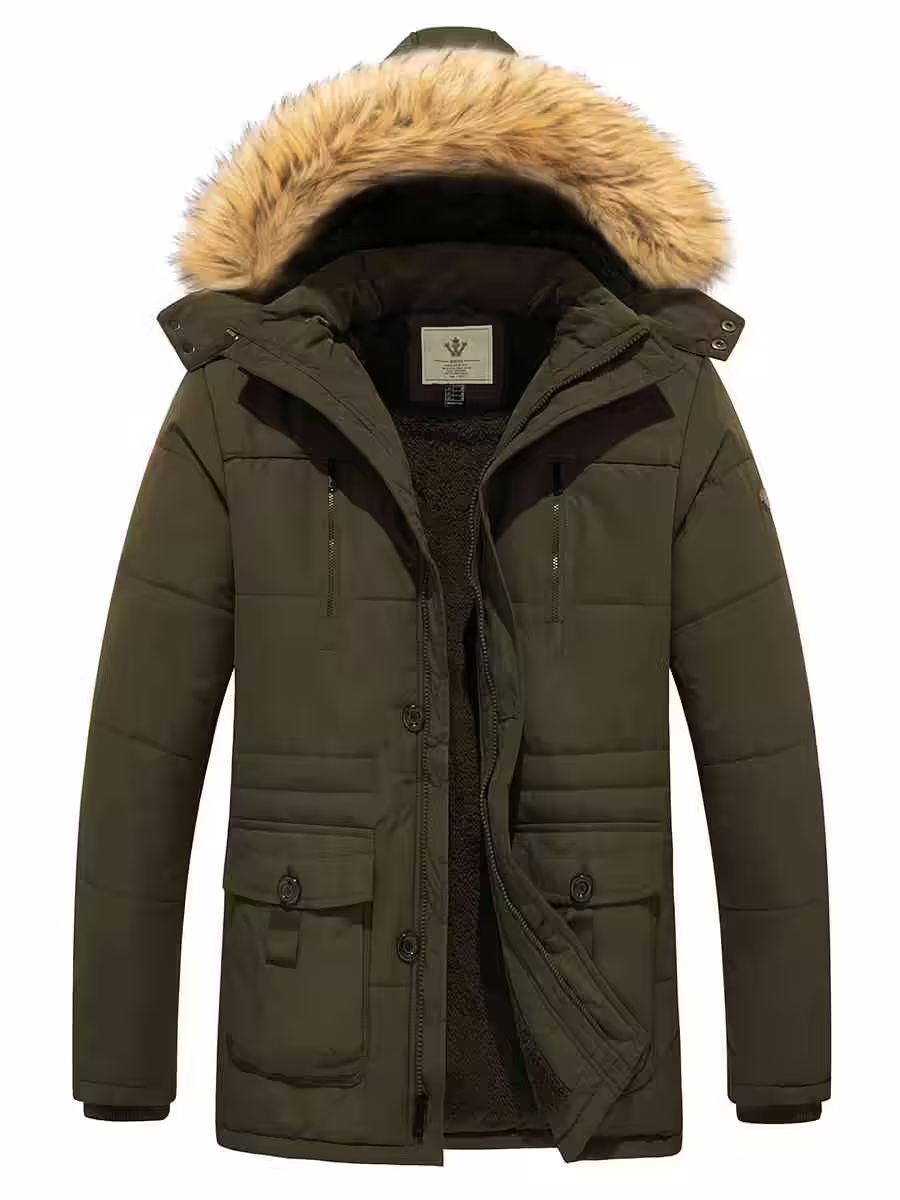 WenVen Men’s Winter Parka Jacket