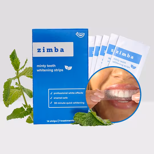 Zimba Wintergreen Teeth Whitening Strips