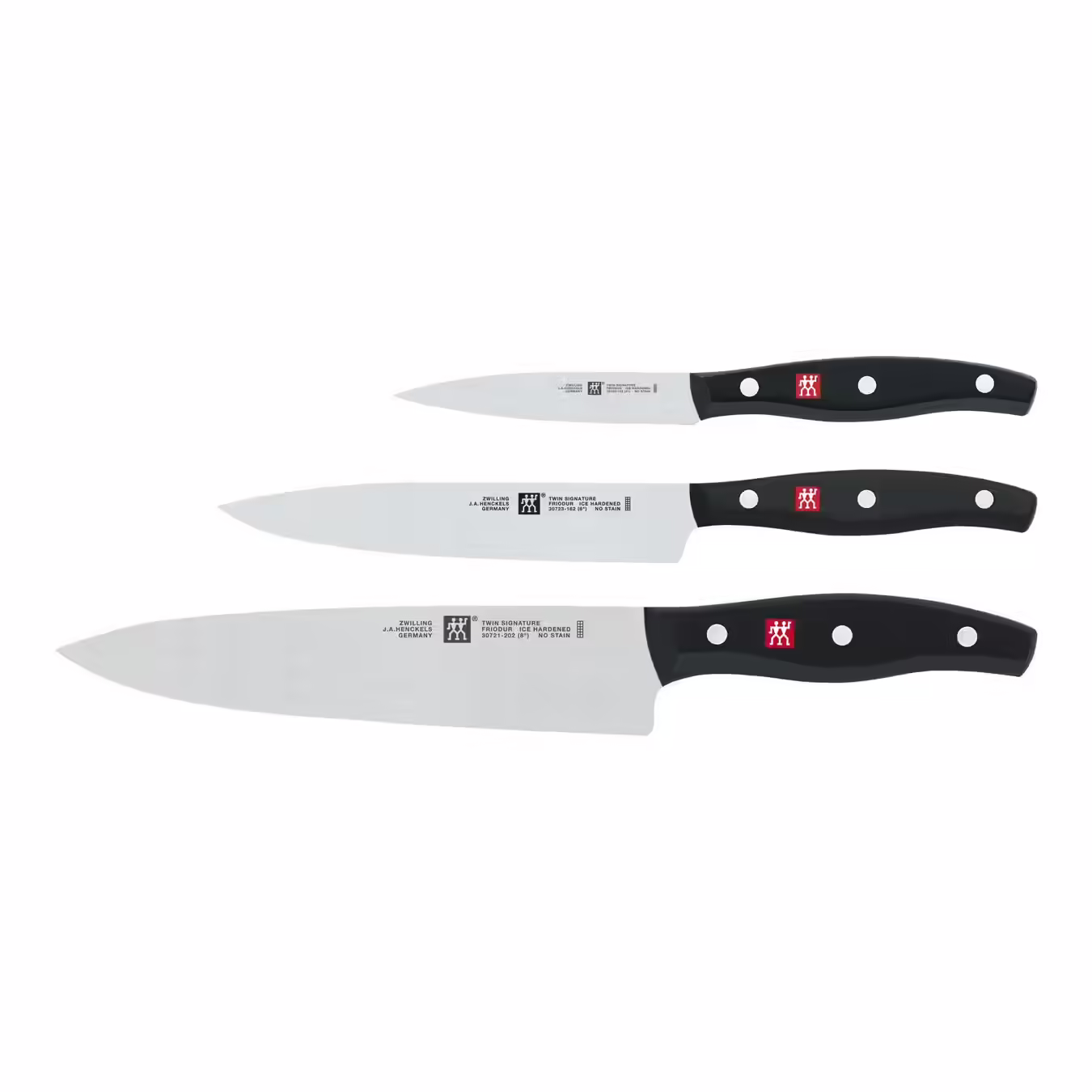 Zwilling Twin Signature Three-Piece Kitchen Knife Set