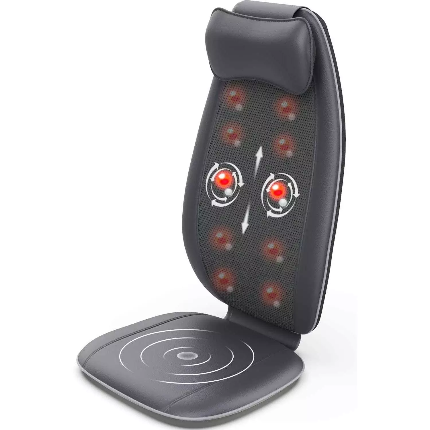 Zyllion Shiatsu Back And Neck Massage Cushion Pad